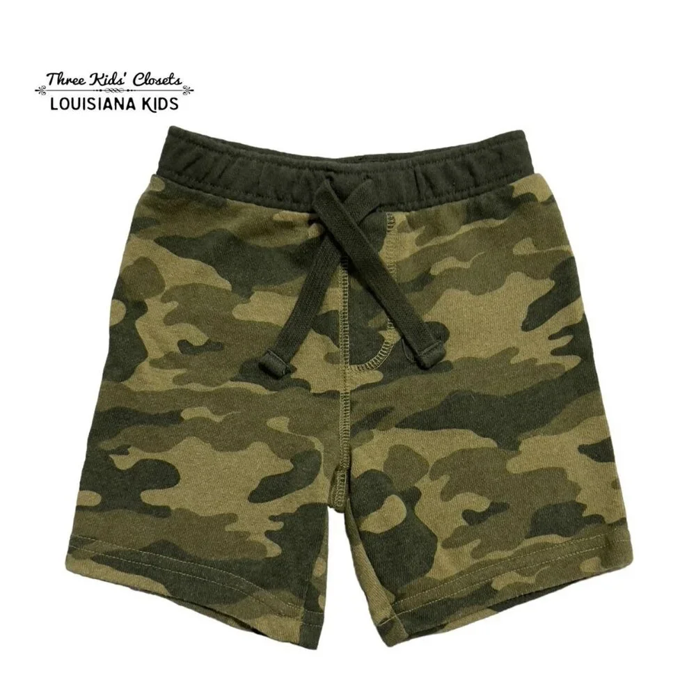 Old Navy 18-24m Green Camouflage Pull-On Shorts